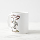 Mug café squelette (Devant gauche)