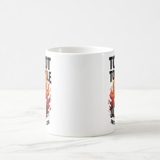 Mug café squelette de feu (Centre)