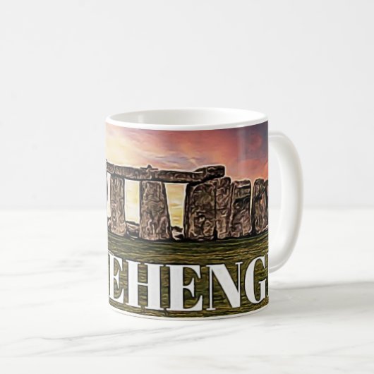 Mug café Stonehenge (Devant droit)