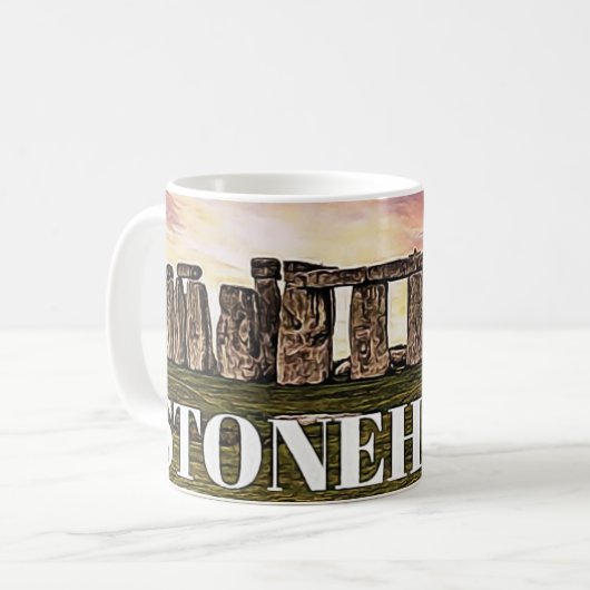 Mug café Stonehenge (Devant gauche)