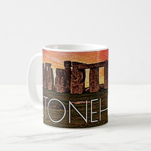 Mug café Stonehenge (Devant gauche)