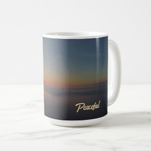 Mug café Sunrise au-dessus du brouillard