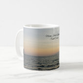 Mug café Sunrise Lighthouse (Devant gauche)