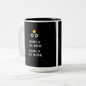 Mug café Sunrise pour le cycliste (Devant gauche)