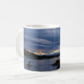 Mug café Sunset de l'Alaska de minuit (Devant gauche)