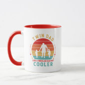 Mug Café Sunset Twin Dad Retro (Gauche)