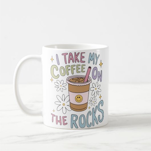 Mug Café sur les rochers (Gauche)