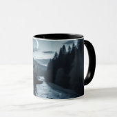 Mug café tactile foncé (Devant droit)