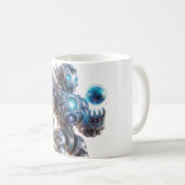 Mug Café tasse, petit déjeuner avec imprimé robot futu (Devant droit)