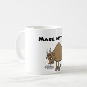 Mug café taureau en colère (Devant gauche)