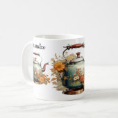 Mug Café Tea Time Joli Fleurs Floral Pot Design (Devant gauche)