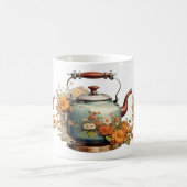 Mug Café Tea Time Joli Fleurs Floral Pot Design (Centre)