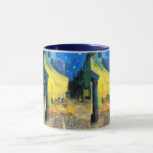 Mug Café Terrace at Night (1888) Vincent Van Gogh Art (Centre)