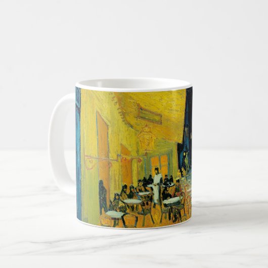 Mug Café Terrasse en soirée (Devant gauche)