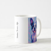 Mug café Terrier de Boston (Devant droit)