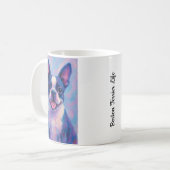 Mug café Terrier de Boston (Devant gauche)