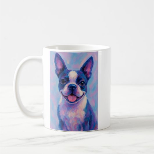 Mug café Terrier de Boston (Gauche)
