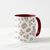 Mug Café, thé "merci" (Devant droit)
