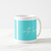 Mug Café Thé Personnalisable avec amour (Devant droit)