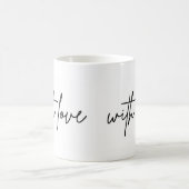 Mug Café Thé Personnalisable avec amour (Centre)