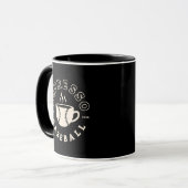 Mug Café & Thé Rétro Baseball Espresso (Devant gauche)