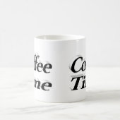 Mug Café Time café citations demi-texte noir (Centre)