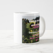 Mug café tournesol blanc de maman drôle (Devant droit)