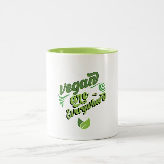 mug café Two-Tone vegan-sont-partout (Centre)