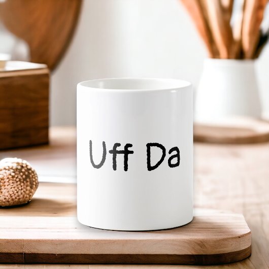 Mug café Uff Da
