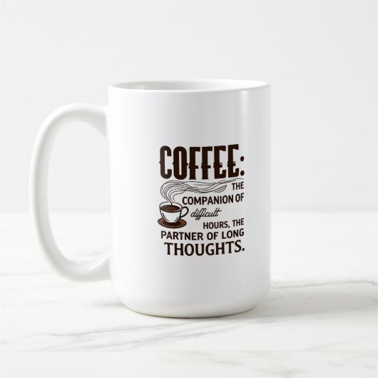 Mug "Café : un compagnon" (Gauche)