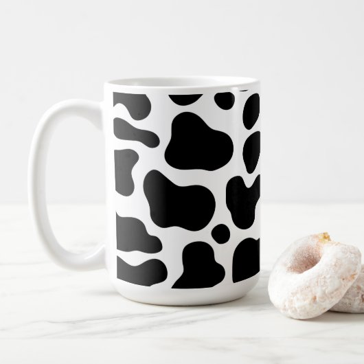 Mug café vache vache 15oz (Avec donut)