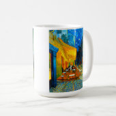 Mug Café Van Gogh Terrasse en soirée (Devant droit)