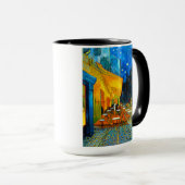 Mug Café Van Gogh Terrasse en soirée (Devant droit)
