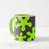 Mug café vert chou gris gris (Devant gauche)