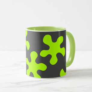 Mug café vert chou gris gris