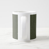 Mug café vert mousse personnalisée (Dos)