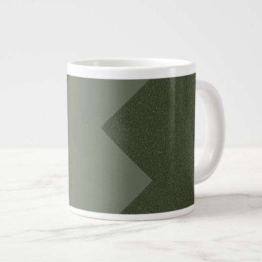 Mug café vert mousse personnalisée (Devant droit)