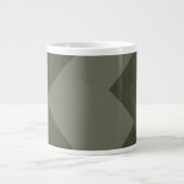 Mug café vert mousse personnalisée (Devant)