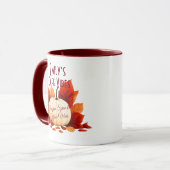 Mug Café Vibes Automne - Épices Citrouilles & Caféine  (Devant gauche)