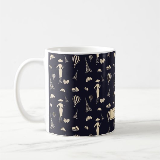 Mug café Vintage classique 50's (Gauche)