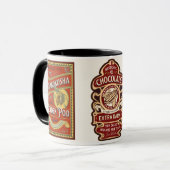 Mug Café vintage Shadbkosha et cacao Brown (Devant gauche)