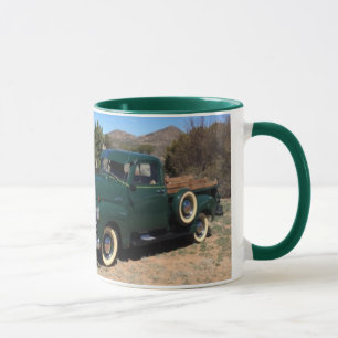 Mug Café Vintage vert Chevy Pickup 1953