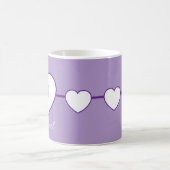 Mug café violet M. Cœur (Centre)