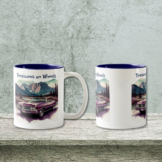 Mug café voiture classique