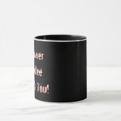 Mug Café vous oblige à blanc (Centre)
