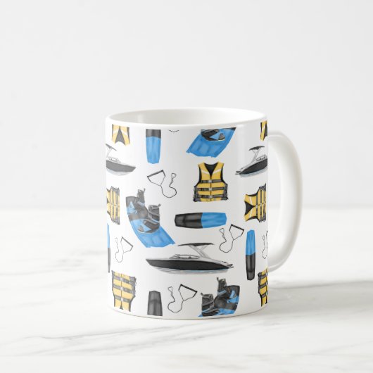 Mug café Wakeboard (Devant droit)