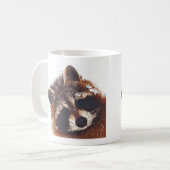 Mug Café X 2 de raton laveur de nounours (Devant gauche)