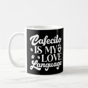 Mug Cafecito Est Ma Langue D'Amour Cute Espagnol Latin