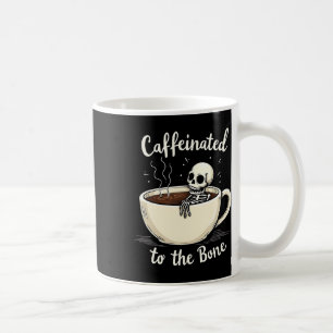 Mug Caféiné Au Bon Drôle Amateur De Café Squelette