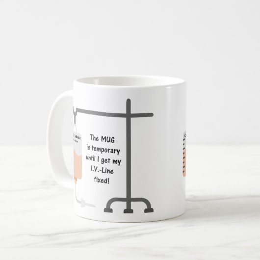 Mug Caféine Blague Mug-1 (Devant gauche)